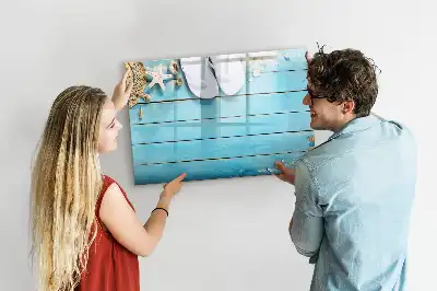 Pizarra borrable de cristal con imanes accesorios para oficina