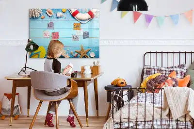 Pizarra magnética de pared con rotulador incluido