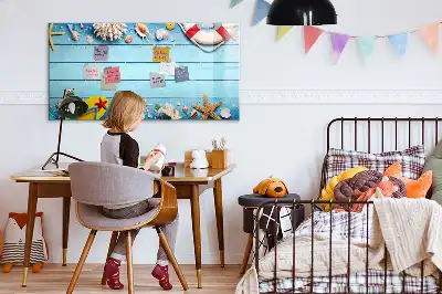Pizarra magnética de pared con rotulador incluido