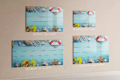 Pizarra magnética de pared con rotulador incluido