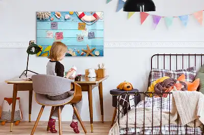 Pizarra magnética de pared con rotulador incluido