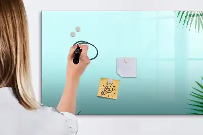 Pizarra magnética de pared diseño de hojas exóticas con rotulador incluido