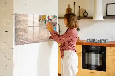 Pizarra magnética de pared con rotulador accesorio para el verano