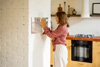 Pizarra magnética de pared con rotulador accesorio para el verano