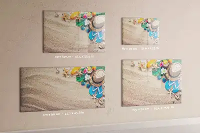 Pizarra magnética de pared con rotulador accesorio para el verano