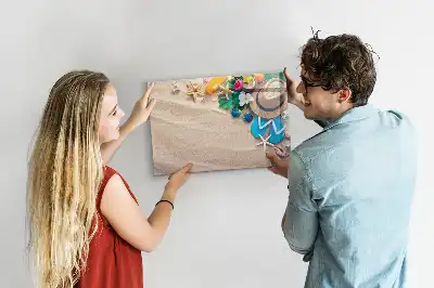 Pizarra magnética de pared con rotulador accesorio para el verano