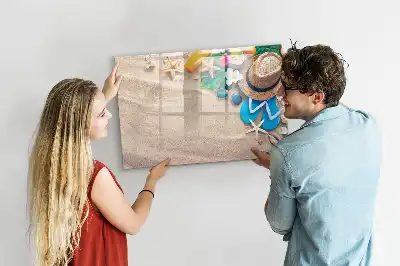 Pizarra magnética de pared con rotulador accesorio para el verano