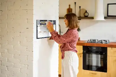 Pizarra magnética de pared planificador de comidas con rotulador