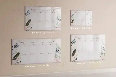 Pizarra magnética semanal de pared con rotulador incluido