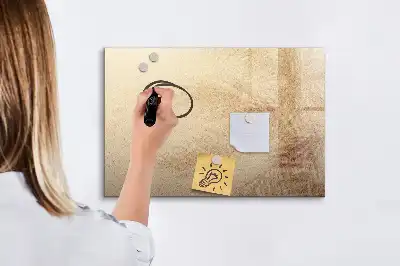 Pizarra de cristal magnética diseño de hojas abstractas
