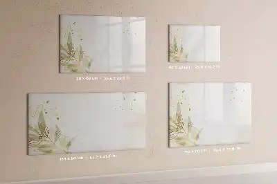 Pizarra magnética de pared diseño de abstracción pastel con rotulador incluido