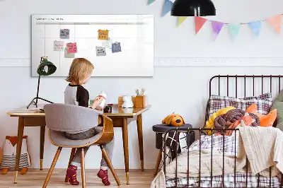 Pizarra magnética de pared diseño de menú minimalista con rotulador incluido