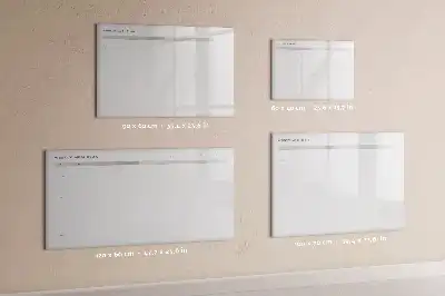 Pizarra magnética de pared diseño de menú minimalista con rotulador incluido