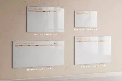 Pizarra magnética de pared con rotulador para planificación semanal de comidas