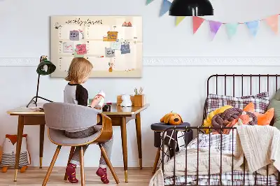 Planificador semanal de pared pizarra magnética con rotulador