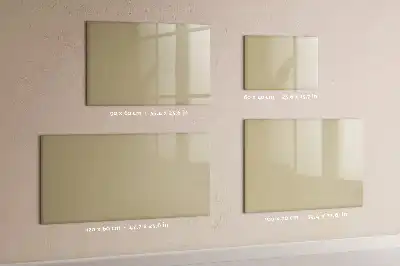 Pizarra magnética de pared con rotulador de color beige