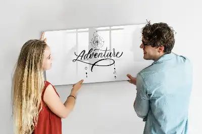 Pizarra de cristal magnética borrable modelo Aventura