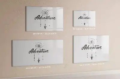 Pizarra magnética de pared modelo Aventura con rotulador