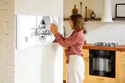 Pizarra de cristal magnética borrable modelo Aventura