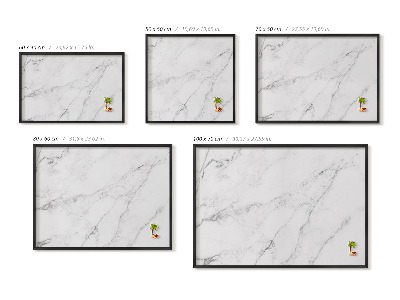 Tablero para imanes decorativo Mármol delicado y claro