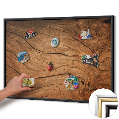 Pizarra magnética con marco negro {title}