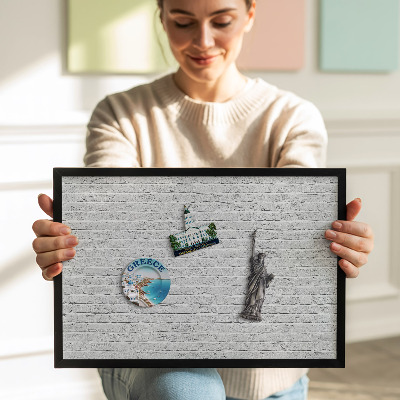 Pizarra magnética con marco negro {title}