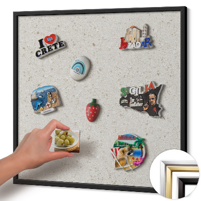 Pizarra magnética con marco negro {title}