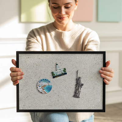 Pizarra magnética con marco negro {title}