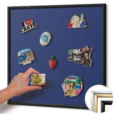 Pizarra magnética con marco negro {title}