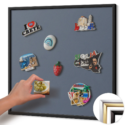 Pizarra magnética con marco negro {title}