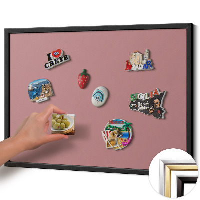 Pizarra magnética con marco negro {title}