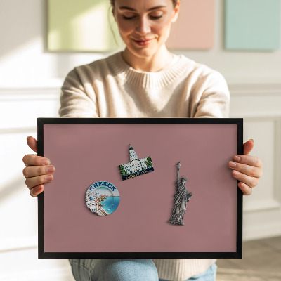 Pizarra magnética con marco negro {title}