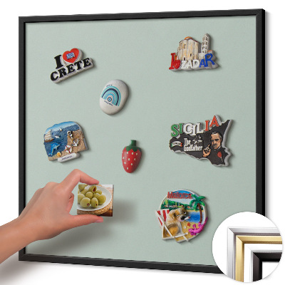 Tablero para imanes decorativo Color aguamarina