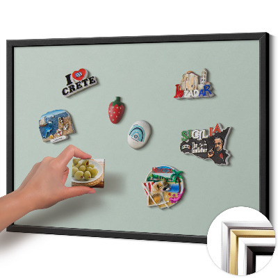 Tablero para imanes decorativo Color aguamarina