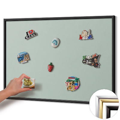 Tablero para imanes decorativo Color aguamarina