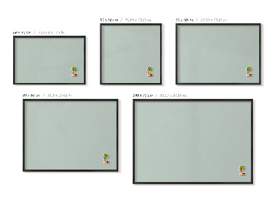 Tablero para imanes decorativo Color aguamarina