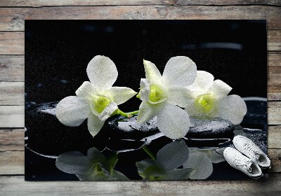 Alfombra recibidor Orquídeas