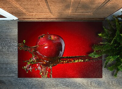 Alfombra entrada Manzana roja