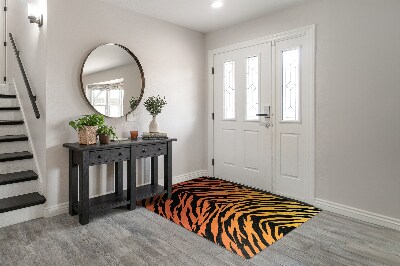Alfombra entrada casa interior Rayas de tigre