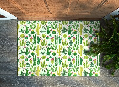 Alfombra entrada Cactus de patrón