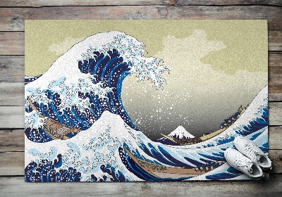 Alfombra entrada Kanagawa Gran ola