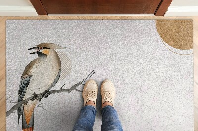 Alfombra de entrada Pájaro en una rama