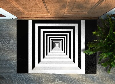 Alfombra de entrada Túnel geométrico 3D