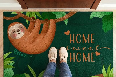 Alfombra para recibidor Home sweet home Ranura