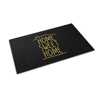 Alfombra para recibidor Home sweet home Inscripción simple