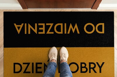 Alfombra entrada Dzień dobry Do widzenia