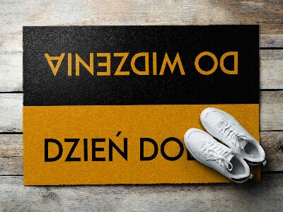 Alfombra entrada Dzień dobry Do widzenia