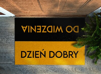 Alfombra entrada Dzień dobry Do widzenia