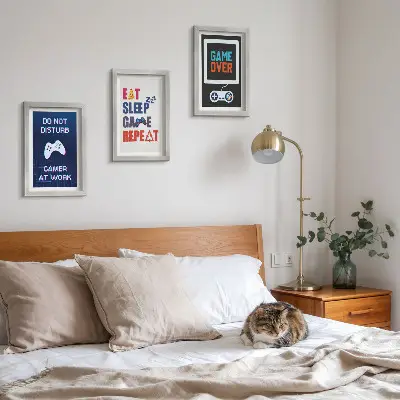 Tríptico enmarcado decoración de pared para entretenimiento
