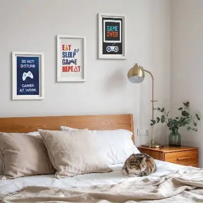Tríptico enmarcado decoración de pared para entretenimiento